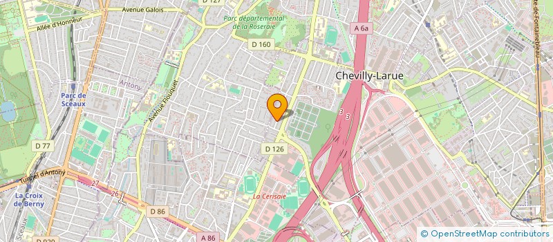 localisation de l'entreprise SCI KELLY  CHEVILLY-LARUE
