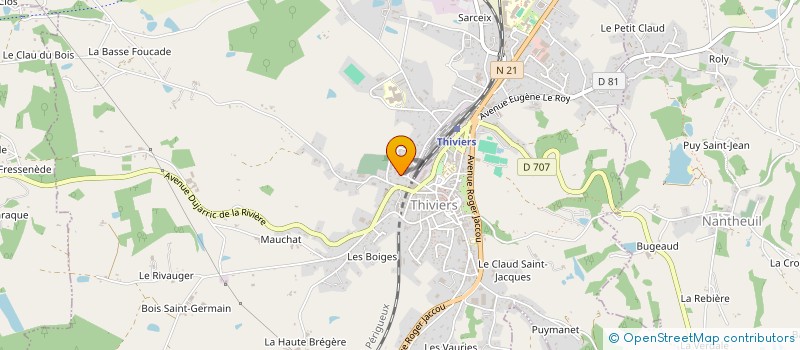 localisation de l'entreprise SCI KELLY  THIVIERS