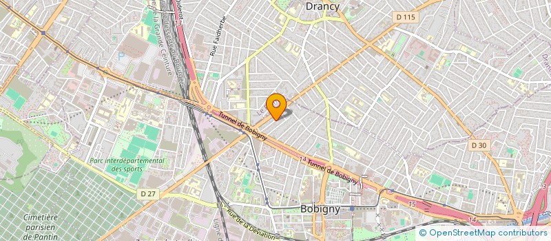 localisation de l'entreprise SCI KELLY  BOBIGNY