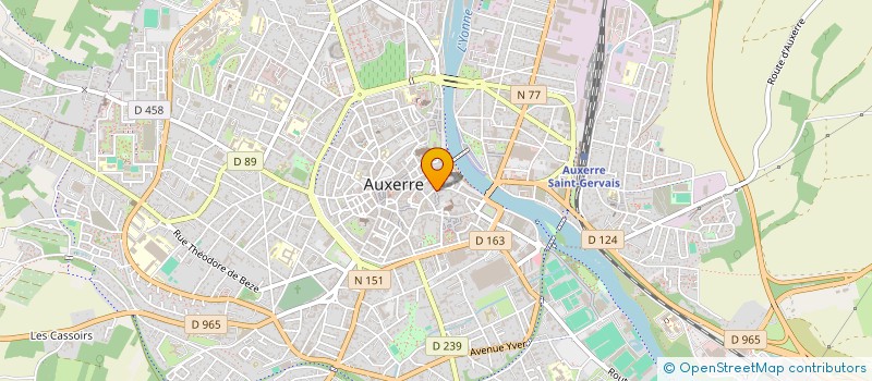localisation de l'entreprise SCI KELNI à AUXERRE