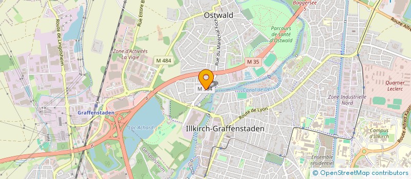 localisation de l'entreprise SCI KELO  OSTWALD