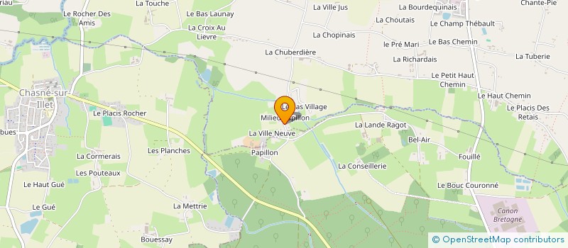 localisation de l'entreprise SCI KELO'IN  ERCE-PRES-LIFFRE