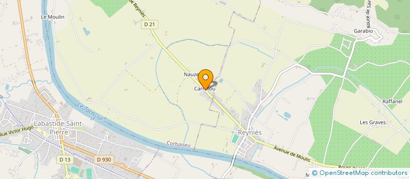 localisation de l'entreprise SCI KELOU  CORBARIEU