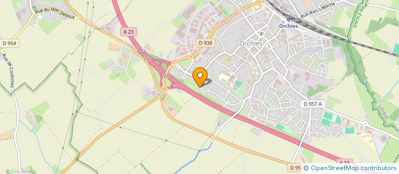 localisation de l'entreprise SCI KELSO IMMO  ORCHIES