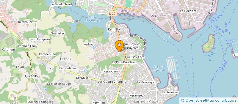 localisation de l'entreprise SCI KELSOY  LARMOR-PLAGE