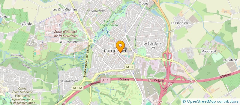 localisation de l'entreprise SCI KELTOI  CARQUEFOU