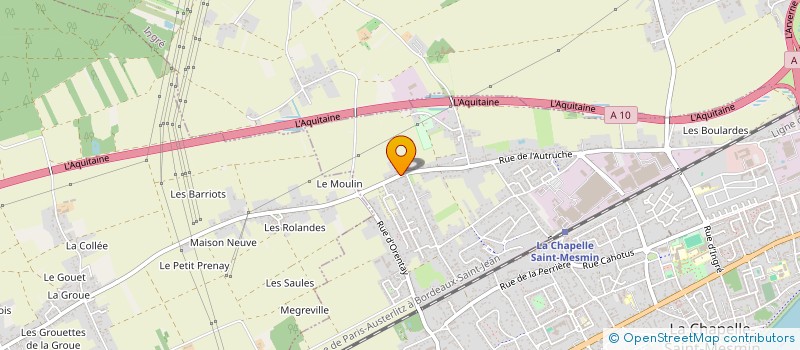 localisation de l'entreprise SCI KELUSON à LA CHAPELLE-SAINT-MESMIN