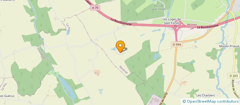 localisation de l'entreprise SCI KELY  MOLINET