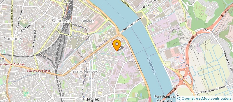 localisation de l'entreprise SCI KELYSSA à BEGLES