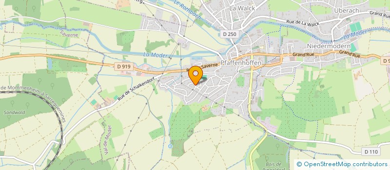 localisation de l'entreprise SCI KEMA  MULHAUSEN