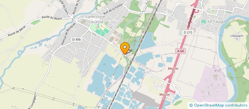 localisation de l'entreprise SCI KEMALE  LAVERNOSE-LACASSE