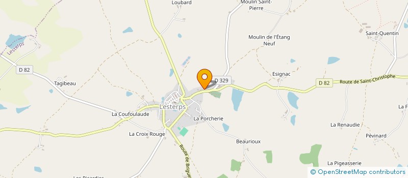 localisation de l'entreprise SCI KEMAVA à LESTERPS