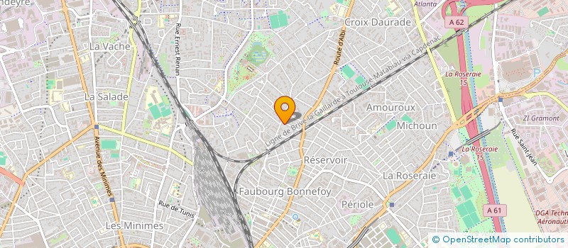localisation de l'entreprise SCI KEMCHOU à TOULOUSE