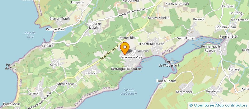 localisation de l'entreprise SCI KEMEL  PLOUGASTEL-DAOULAS