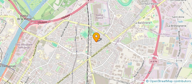 localisation de l'entreprise SCI KEMIL à ANGERS