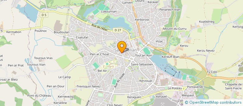 localisation de l'entreprise SCI KEMPYC  SAINT-RENAN