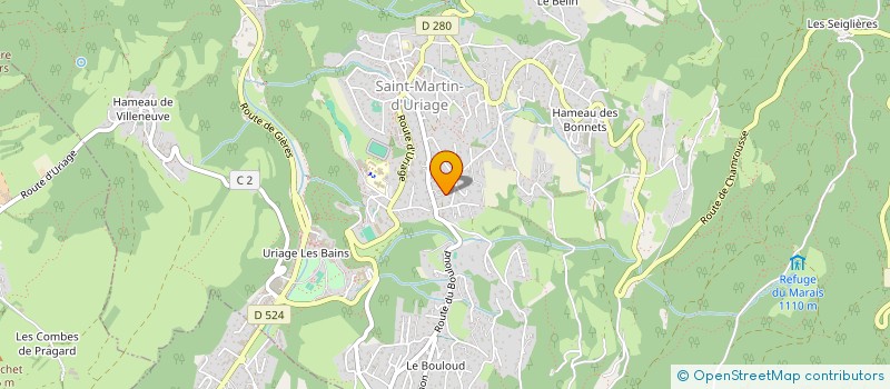 localisation de l'entreprise SCI KEMS  SAINT-MARTIN-D'URIAGE