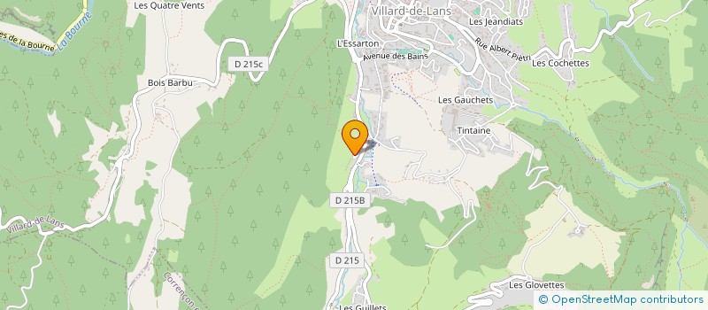 localisation de l'entreprise SCI KEN JACQUES GEORGES  VILLARD-DE-LANS