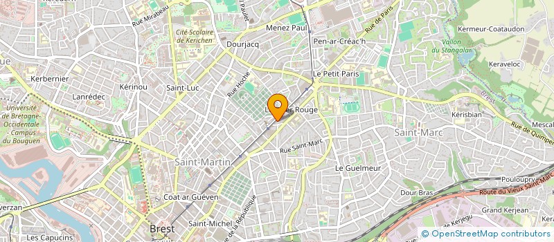 localisation de l'entreprise SCI KENAN  BREST