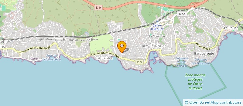 localisation de l'entreprise SCI KENAVO  CARRY-LE-ROUET