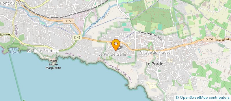 localisation de l'entreprise SCI KENAVO  LE PRADET