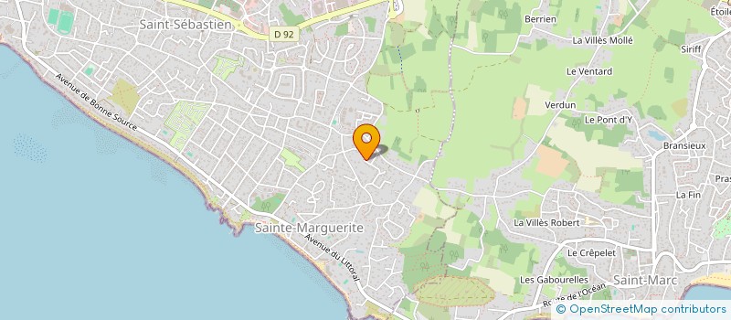 localisation de l'entreprise SCI KENDALC'H INVEST à PORNICHET