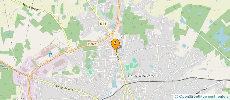 localisation de l'entreprise SCI KENE  ROMORANTIN-LANTHENAY