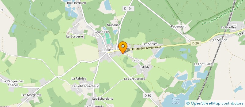 localisation de l'entreprise SCI KENEIL à LUANT