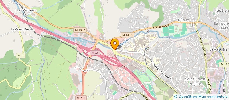 localisation de l'entreprise SCI KENEL  SAINT-PRIEST-EN-JAREZ