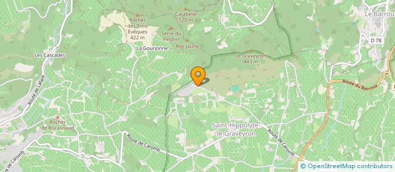 localisation de l'entreprise SCI KENEROS  SAINT-HIPPOLYTE-LE-GRAVEYRON