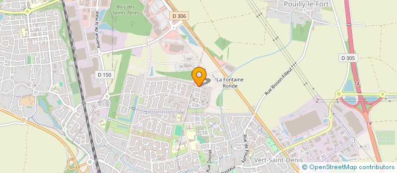 localisation de l'entreprise SCI KENFS  VERT-SAINT-DENIS