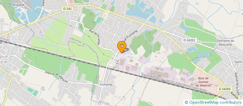 localisation de l'entreprise SCI KENIWA  IZON