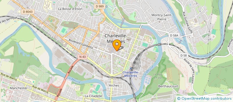 localisation de l'entreprise SCI KENNEDY à CHARLEVILLE-MEZIERES