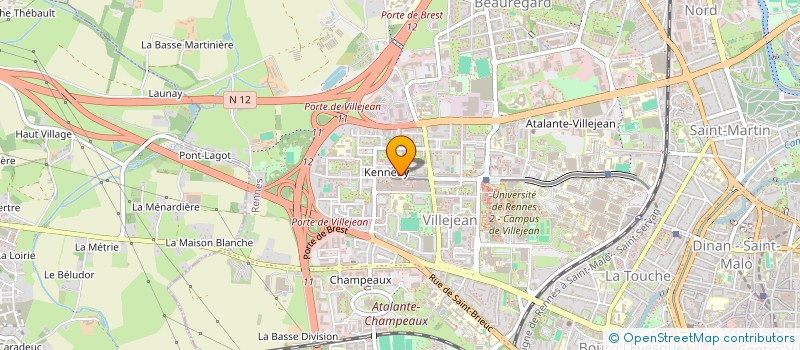 localisation de l'entreprise SCI KENNEDY  RENNES