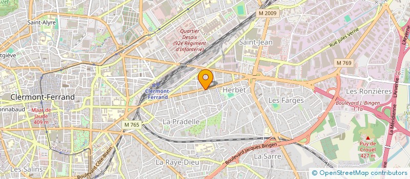 localisation de l'entreprise SCI KENNEDY  CLERMONT-FERRAND