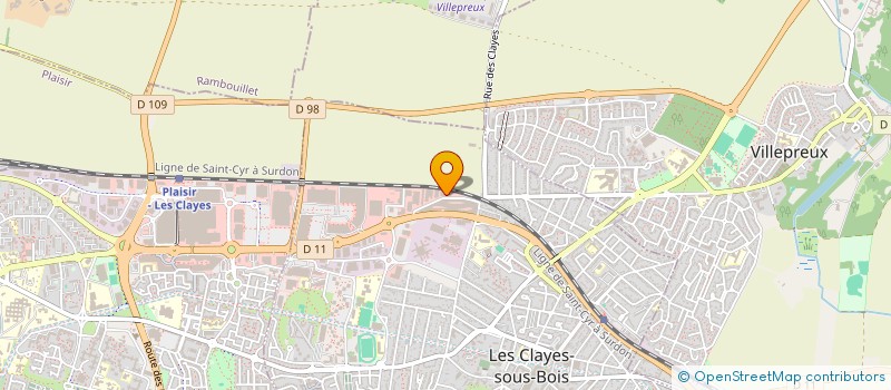 localisation de l'entreprise SCI KENNEDY à LES CLAYES-SOUS-BOIS