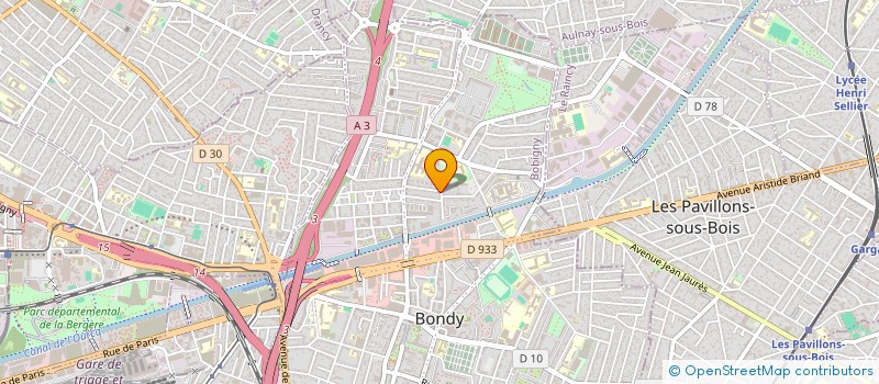 localisation de l'entreprise SCI KENNEDY  BONDY