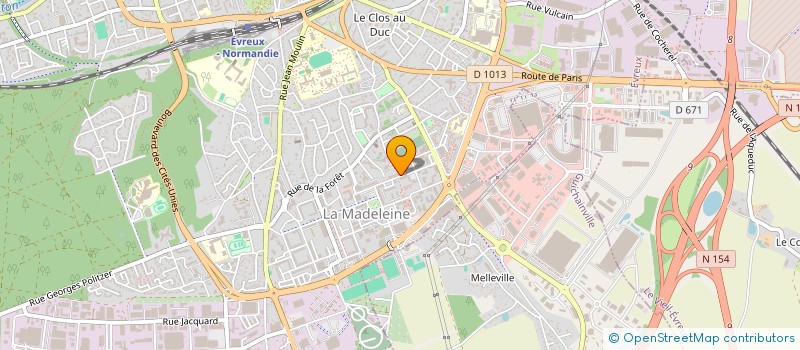 localisation de l'entreprise SCI KENNEDY  EVREUX