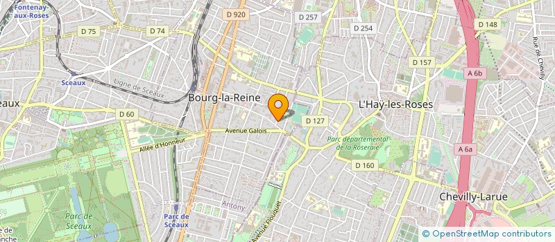 localisation de l'entreprise SCI KENNEDY 92 à BOURG-LA-REINE