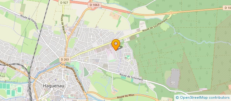 localisation de l'entreprise SCI KENNEL  HAGUENAU