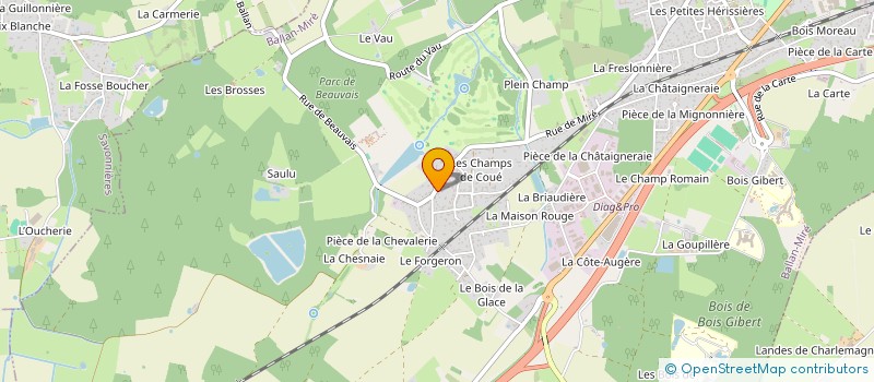 localisation de l'entreprise SCI KENNET  BALLAN-MIRE