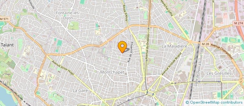 localisation de l'entreprise SCI KENOFEL à DIJON