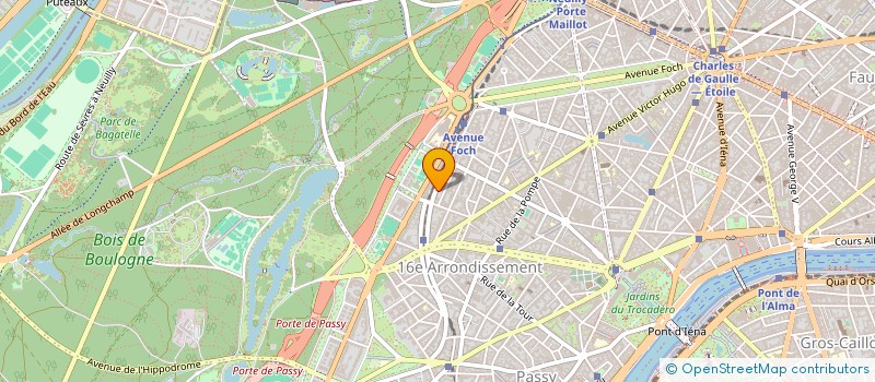 localisation de l'entreprise SCI KENOSIREN à NEUILLY-SUR-SEINE