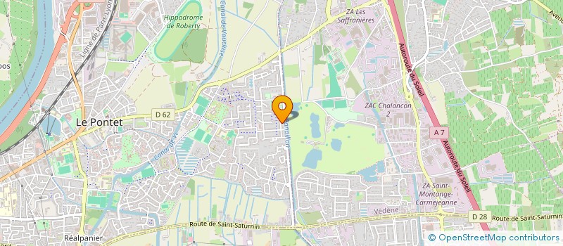 localisation de l'entreprise SCI KENSS CLEMENT V  LE PONTET