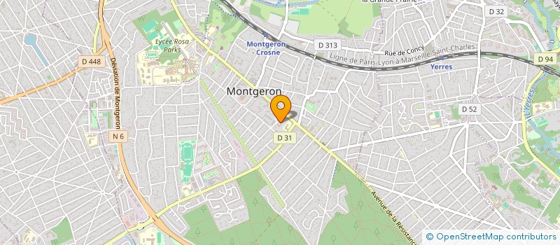 localisation de l'entreprise SCI KENT à MONTGERON