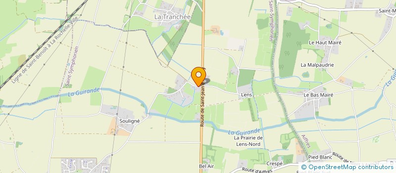 localisation de l'entreprise SCI KENZA MOD  SAINT-SYMPHORIEN