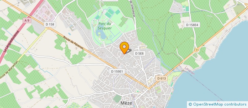localisation de l'entreprise SCI KENZO à MEZE