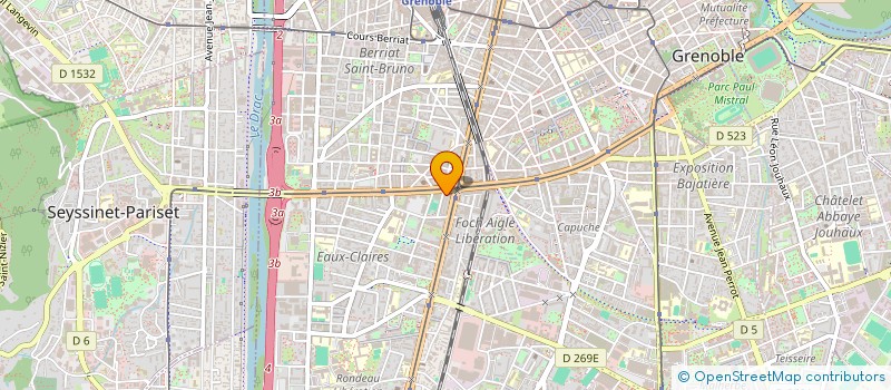 localisation de l'entreprise SCI KENZO  GRENOBLE