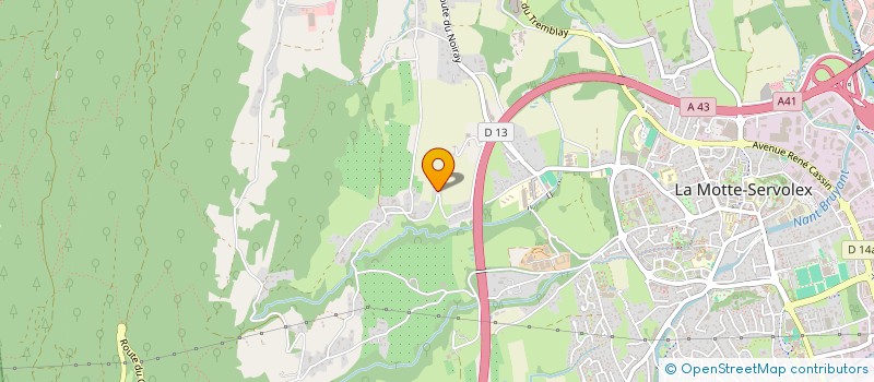 localisation de l'entreprise SCI KEO  LA MOTTE-SERVOLEX