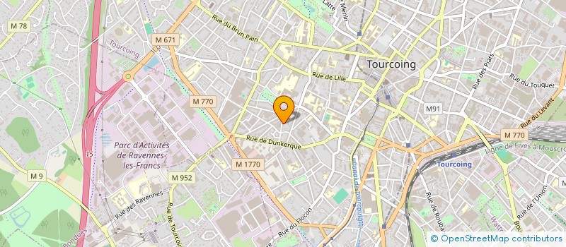 localisation de l'entreprise SCI KEOS  TOURCOING